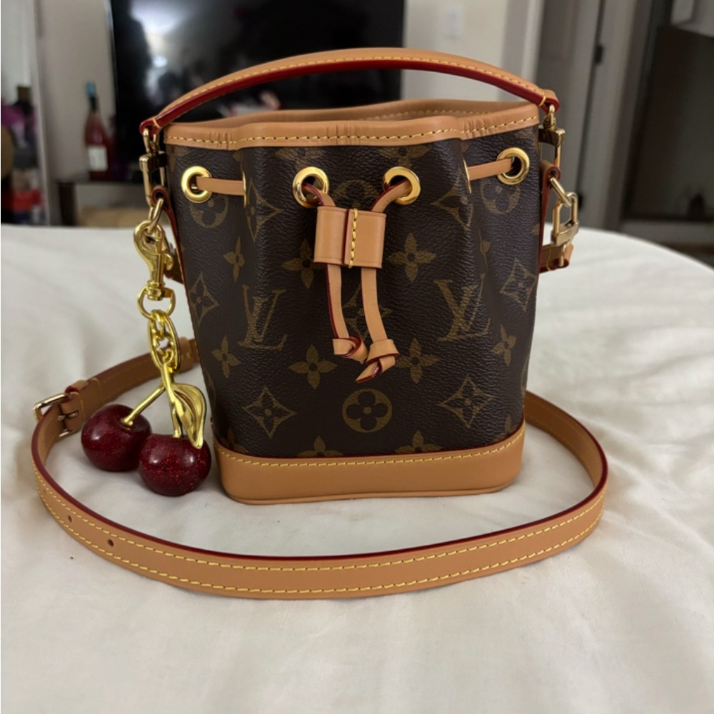 Louis Vuitton Mini Brown and Tan Monogram Bag